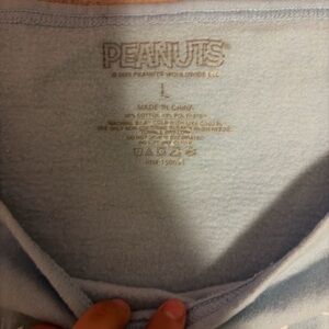 Peanuts Pale Blue Pullover Sweatshirt